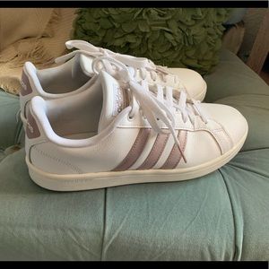Adidas orthofloat white and rose gold cloadfoam